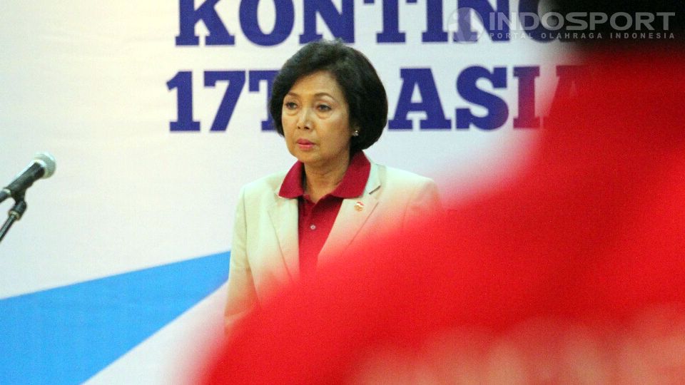Rita Subowo (Ketua Umum Komite Olimpiade Indonesia (KOI) Copyright: &copy; Herry Ibrahim/INDOSPORT